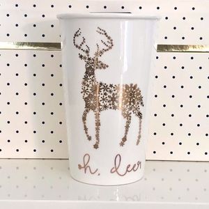 HOLIDAY CERAMIC TRAVEL MUG